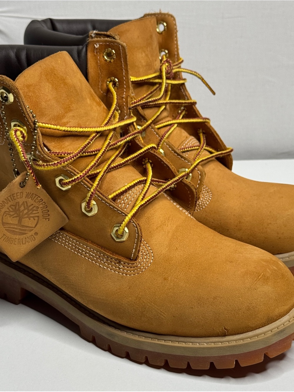 Timberland Wheat Suede Lace-Up Men's Work Boots